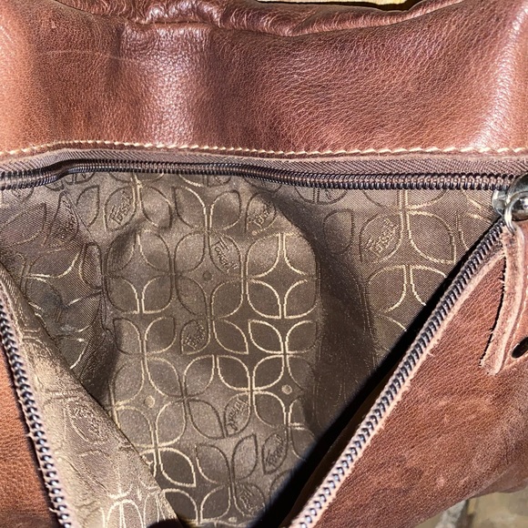 Fossil Brown Leather Shoulder Bag - Picture 9 of 9